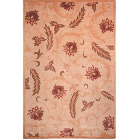 Safavieh 5 x 7 ft. 6 in. Rectangle Contemporary Tibetan Beige Hand Knotted Rug TB393A-5